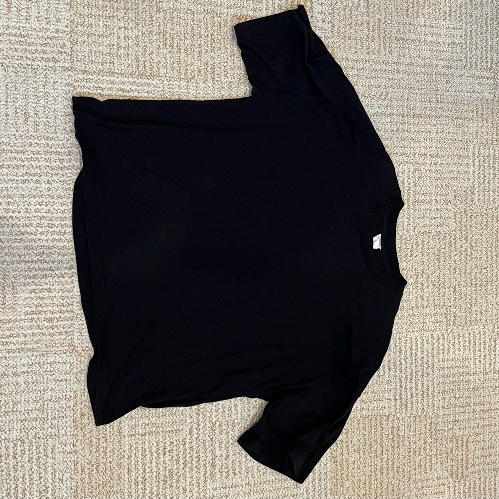 Kowtow Oversized Boxy Tee Black Small